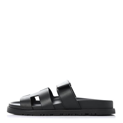 hermes chypre sandals black.